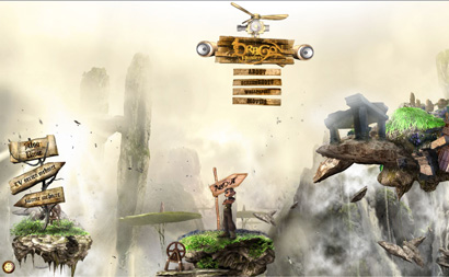 欧美dragonhunters网页游戏3D主页