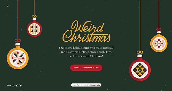 STUDIO-奇怪的圣诞节主题网预览网站